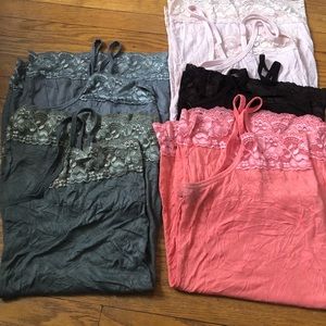 💥BUNDLE💥Set of 5 lace tank tops